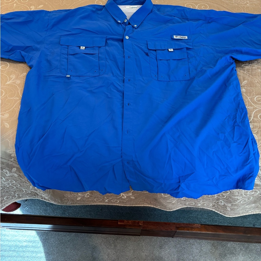 Columbia Men's Bright Blue Shirt Jacket
